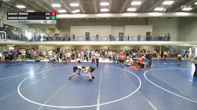 93-98 lbs Round 2 - Adrien Benoit, Carbon Wrestling Club vs Oakley Zeddis, American Fork Jr. High