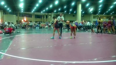 120 lbs Placement (4 Team) - Valeria Ortiz-Lai, TN AAU- Chaos vs Kalliscya Gardner, Untouchable Lady Reapers