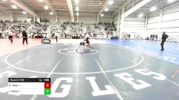 120 lbs Round Of 128 - Eziequel Vela, CA vs Iven Wold, WY