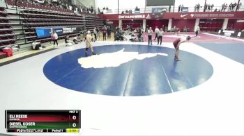 197 lbs Cons. Semi - Diesel Koser, Shippensburg vs Eli Reese, Gannon