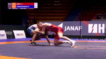 74 kg Quarterfinal - Jason Nolf, USA vs Murad Kuramagomedov, HUN