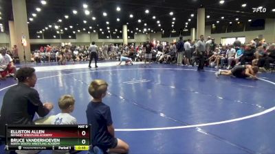 112+120 Round 2 - Bruce Vanderhoeven, North DeSoto Wrestling Academy vs Elliston Allen, Refinery Wrestling Academy