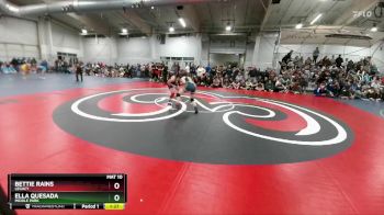 120 lbs Champ. Round 2 - Ella Quesada, Middle Park vs Bettie Rains, Legacy
