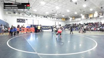 155 lbs Quarterfinal - Gwenna Mitchell, Temescal Canyon vs Natalie Godinez, Fullerton