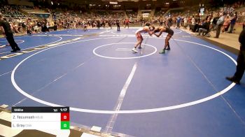 126 lbs Round Of 16 - Zechariah Tecumseh, Mojo Grappling Academy vs Logan Gray, Caney Valley Wrestling