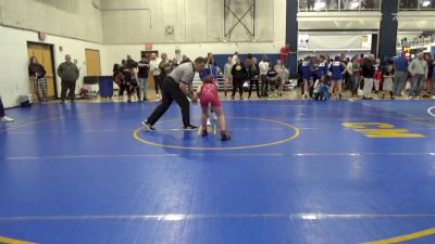 84-87 lbs Quarterfinal - Maeve Dunn, Powerhouse Wrestling Academy vs Aaleyah Klaus, Canon-McMillan