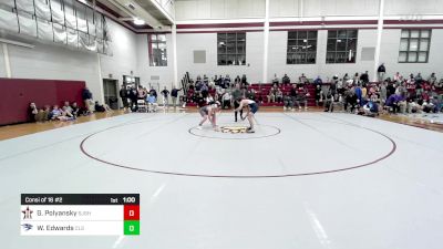 132 lbs Consi Of 16 #2 - Gambler Polyansky, St. John's School vs Will Edwards, Charlotte Latin