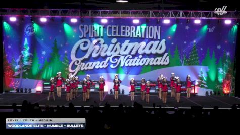 Woodlands Elite - Humble - Bullets [2025 L1 Youth - Medium] 2025 Spirit Celebration Christmas Grand Nationals