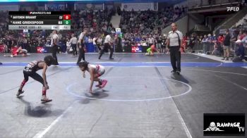 61 lbs 2nd Place Match - Kane Griekspoor, Maize vs Jayden Brant, Caney Valley