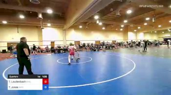 62 lbs Quarters - Tyler Laudenbach, Apple Valley Wrestling Club vs Trevor Jones, Apex Wrestling Academy