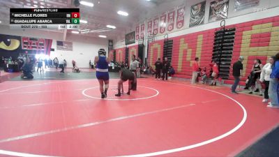 155 lbs Champ. Round 2 - Michelle Flores, Rio Mesa vs Guadalupe Abarca, Valencia