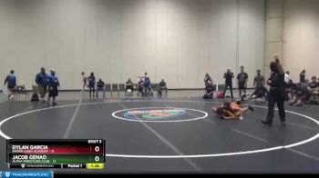 135 lbs Round 1 (6 Team) - Dylan Garcia, Mater Lakes Academy vs Jacob Genao, Alpha Wrestling Club