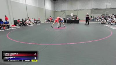 150 lbs Round 3 (8 Team) - Karl Ludwig II, Virginia Blue vs Omar Faris, Florida