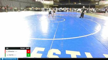 108 lbs Cons. Round 5 - Jazlyn Hartle, Steelclaw Wrestling Club vs Charlie Wheeler, Mat Rats Rebooted