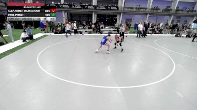 Masters D - 70 lbs Champ. Round 3 - Alexander Dilmaghani, Twin Towers Wrestling Club vs Paul Pitsch, Funky Chicken Wrestling Club