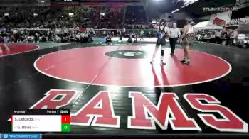 5A 126 lbs Cons. Round 1 - Gabriel Davis, Mountain View vs Sebastian Delgado, Eagle