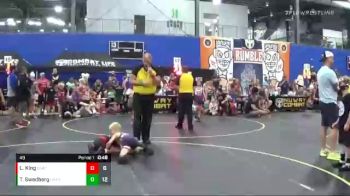 49 lbs Finals (8 Team) - Theodore Swedberg, Untouchables Black vs Liam King, Combative Sports Athletic Center