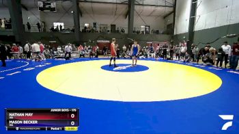 175 lbs Champ. Round 1 - Nathan May, WA vs Mason Becker, WA