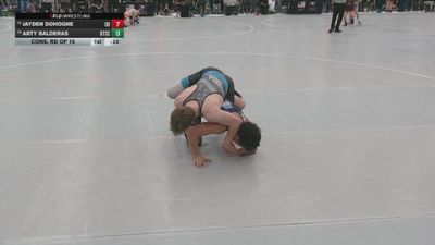 150 lbs Cons. Rd Of 16 - Jayden Dohogne, ISI vs Arty Balderas, Beat The Streets Chicago