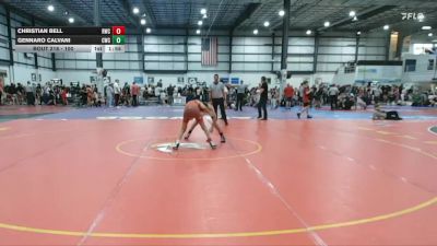 100 lbs Champ. Round 2 - Christian Bell, Richmond Wrestling Club vs Gennaro Calvani, Cavalier Wrestling Club