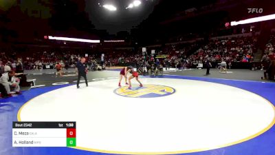 106 lbs Quarterfinal - Cynthia Meza, Calaveras vs Austria Holland, Nipomo