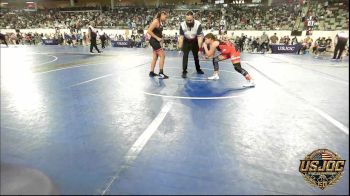 135 lbs Rr Rnd 1 - Brielle Huizar, Duncan Demon Wrestling vs Giselle Bailey, Midwest City Bombers Youth Wrestling Club
