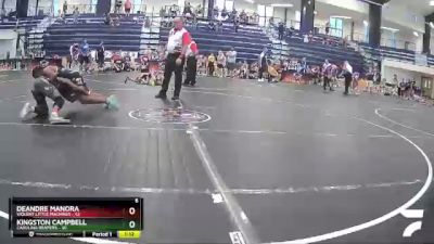 125 lbs Round 3 (3 Team) - Kingston Campbell, Carolina Reapers vs Deandre Manora, Violent Little Machines