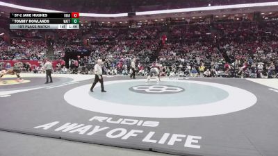 157 lbs 1st Place Match - ST-2 Jake Hughes, Beaver vs Tommy Rowlands, Watterson