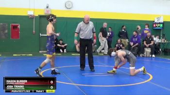 120 lbs Cons. Round 2 - Mason Burrer, Sylvania Northview vs Josh Trinski, Jackson (massillon)