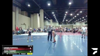 55 lbs Round 1 (6 Team) - Owen Tannery, Carolina Hammer Squad vs Jayden Marshall, Glasgow WA