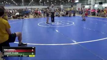 80 lbs Round 6 (8 Team) - Connor McLeod, HANOVER HAWKEYE/RIVER CITY WC vs Kam Harrell, I-64 ROADRUNNERS