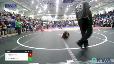 75 lbs Rr Rnd 2 - Francie Hester, Runestone vs Harper Tecumseh-Sands, Mojo Grappling Academy