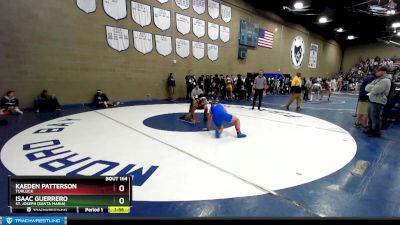 160 lbs Champ. Round 1 - Kaeden Patterson, Turlock vs Isaac Guerrero, St. Joseph (Santa Maria)