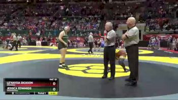 Champ. Round 1 - Le`Naysia Dickson, Brush(G) vs Jessica Edwards, Harrison(G)