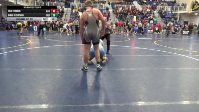 250 lbs Round Of 16 - Ian Tibbs, Madison Southern vs Ben Corvin, Southmoreland