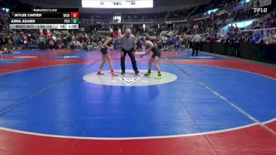 1-5A 114 Semifinal - Jaylee Carter, Weaver vs Anna Adams, Piedmont