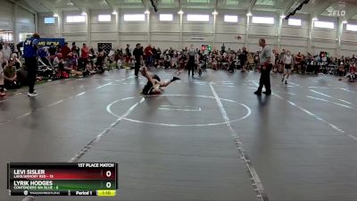 68 lbs Finals (8 Team) - Lyrik Hodges, Contenders WA Blue vs Levi Sisler, Lake/Armory Red