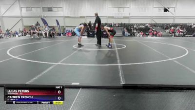 132 lbs Quarters & 1st Wb (16 Team) - Lucas Peters, Wisconsin vs Camren French, Florida