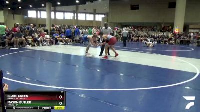 157 lbs Round 2 (6 Team) - Mason Butler, TNAAU vs Blake Green, Patriot WC Red