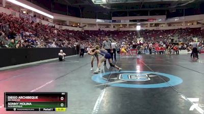 5A 139 lbs Cons. Round 1 - Diego Archibeque, Rio Rancho vs Sonny Molina, Albuquerque