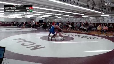 197 lbs Cons. Round 2 - Wyatt Powell, MSU Moorhead vs Benjahmin Wilcox, Johnson & Wales