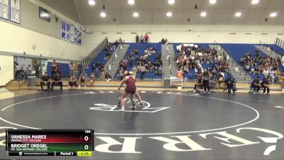 136 lbs Cons. Semi - Bridget Oregel, Mt. San Antonio College vs Vanessa Mares, Fresno City College