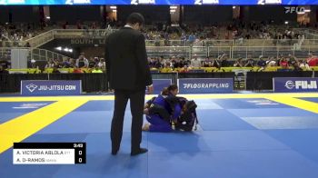 AVA VICTORIA ABLOLA vs ARYANA LIA OSORIO-RAMOS 2024 Pan Kids Jiu-Jitsu IBJJF Championship