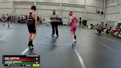 160 lbs Finals (2 Team) - Trey Sheppard, WV Wild vs Parker Shifflett, 84 Athletes