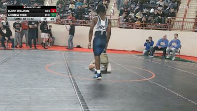 135_B lbs Consi Of 16 #2 - Elijah Williams, Chestnut Ridge vs Andrew Reed, West Chester East