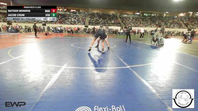175 lbs Round Of 128 - Nathan Monroe, Mangum Wrestling vs Jacob Crum, Kingfisher YellowJackets