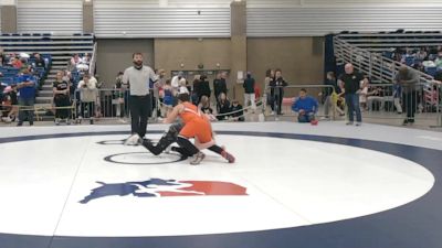 120 lbs Champ. Round 1 - Vincent Lopez, The Fort Hammers Wrestling vs Jackson Schwartz