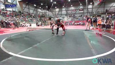 35 lbs Rr Rnd 2 - Krew Stevens, Hilldale Youth Wrestling Club vs Chet Clay, Skiatook Youth Wrestling