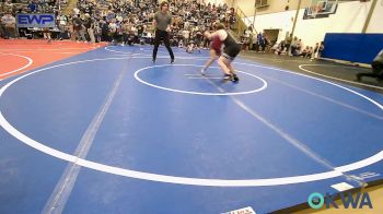 120-130 lbs Rr Rnd 2 - Stella Caygill, R.A.W. vs Jared Lyman, Wyandotte Youth Wrestling