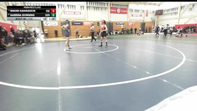 110 lbs Champ. Round 2 - Shiori Kawaguchi, Pittsburg Senior vs Sabrina Downing, College Park
